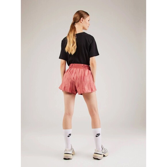 Nike One Dri-FIT High-Waisted Brief-Lined Printed Shorts Canyon Pink Size Small - Picture 1 of 12